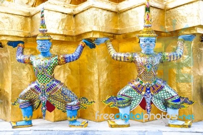 Thai Demons Stock Photo