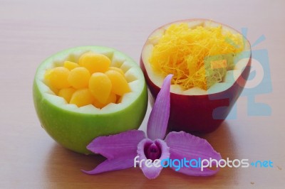 Thai Dessert Stock Photo