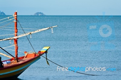 Thai Fishing Boat Stock Photo