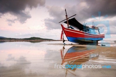 Thai Fishing Boat Stock Photo