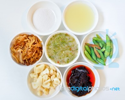 Thai Food Condiment Stock Photo