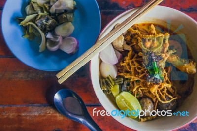 Thai Food Northern Thai Stock Photo