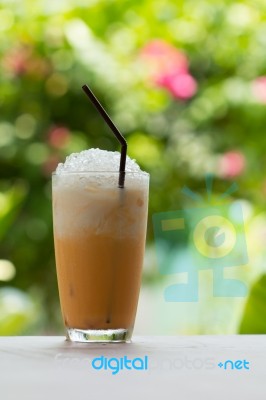 Thai Ice Tea Stock Photo