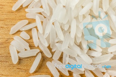 Thai Jasmine Rice Stock Photo