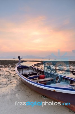 Thai Longtail Boat Stock Photo