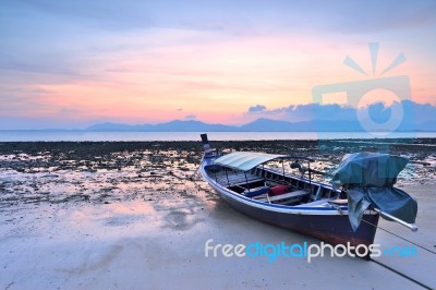 Thai Longtail Boat Stock Photo