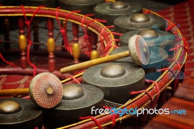 Thai Musical Instrument Stock Photo