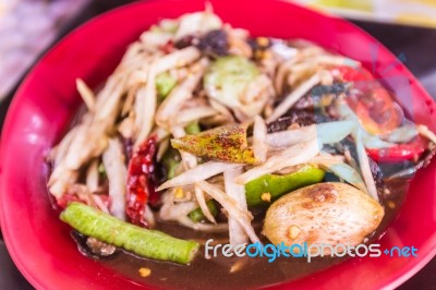 Thai Northeast Food Called 