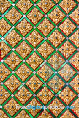 Thai Pattern Stock Photo