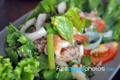 Thai Seafood Stock Photo