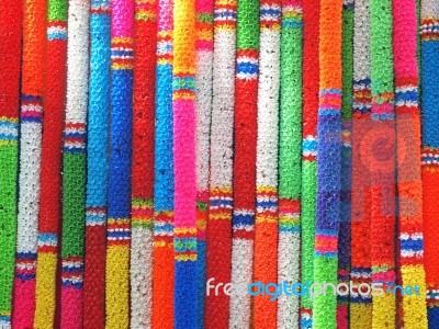 Thai-style Chaplet Texture Stock Photo