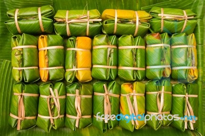 Thai Style Dessert Stock Photo