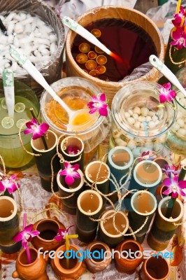 Thai Style Drink. Stock Photo