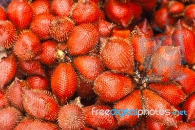 Thai Sweet Fruit,zalacca Stock Photo