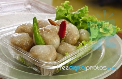 Thai Tapioca Pork Stock Photo