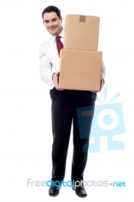 Thanks For The Safe Delivery Stock Photo