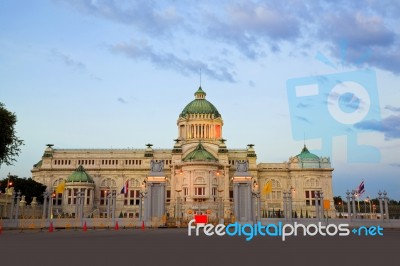 The Ananta Samakhom Throne Hall Stock Photo