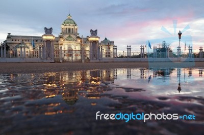 The Ananta Samakhom Throne Hall Stock Photo