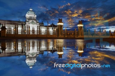 The Ananta Samakhom Throne Hall Stock Photo