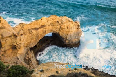 The Arch At Port Campbell National Park Stock Photo