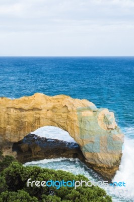 The Arch At Port Campbell National Park Stock Photo