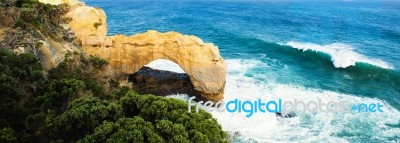 The Arch At Port Campbell National Park Stock Photo