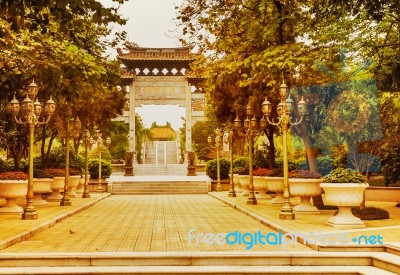 The Baomo Garden In Guangzhou , China Stock Photo