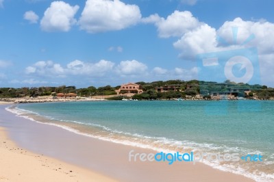 The Beach At Porto Pollo In Sardinia Stock Photo