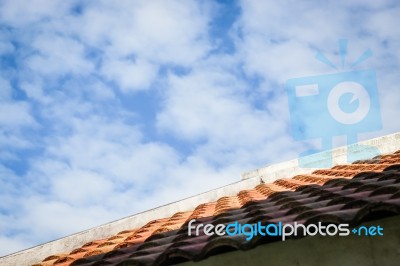 The Beauty Background Of Blue Sky With Cloud Stock Photo