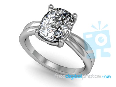 The Beauty Wedding Ring Stock Image