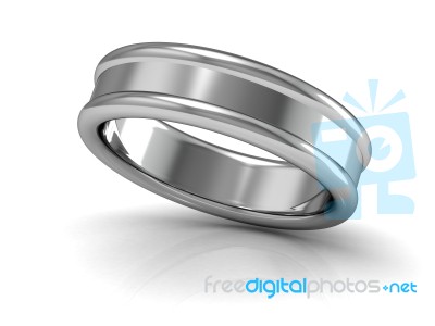 The Beauty Wedding Ring Stock Image