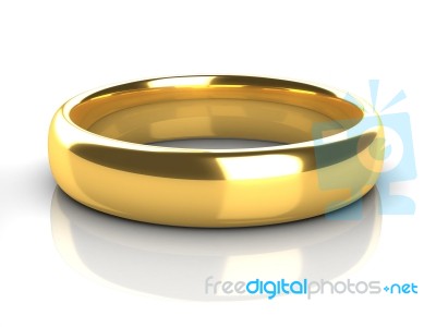 The Beauty Wedding Ring Stock Image