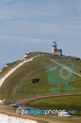 The Belle Toute Lighthouse At Beachey Head Stock Photo