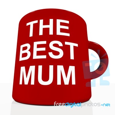 The Best Mum Mug Stock Image