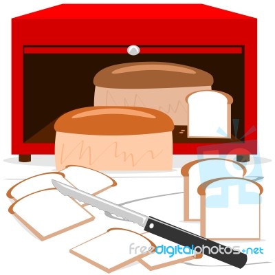 The Bread Box Stock Image