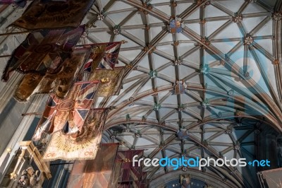 The Buffs Chapel In Canterbury Cathedral Stock Photo