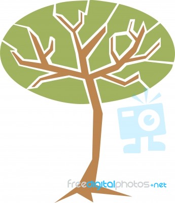 The Circle Trees Stock Image