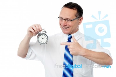 The Clock Is Ticking, Achieve Your Target Stock Photo