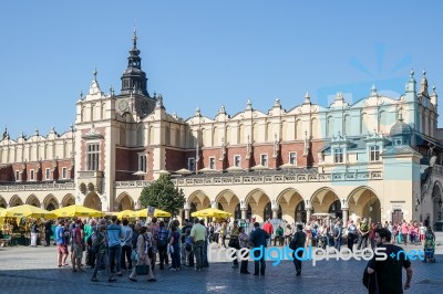 The Cloth Hall In Krakow Stock Photo