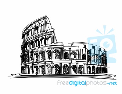 The Colosseum Stock Image