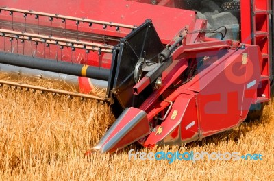 The Combine Harvester Stock Photo