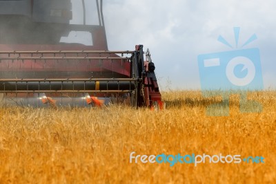 The Combine Harvester Stock Photo