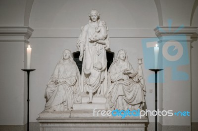 The Crypt Of The Cathedral In Berlin Stock Photo