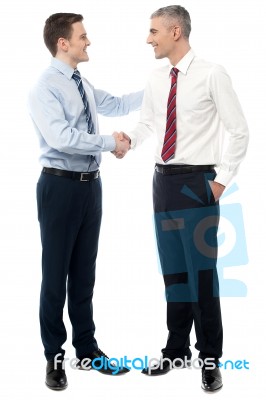 The Deal Has Been Finalized Stock Photo