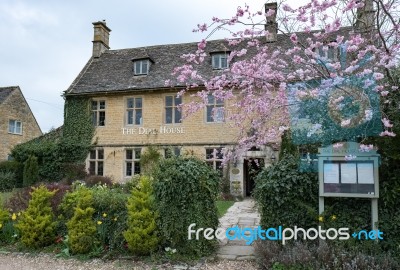 The Dial House In Bourton-on-the-water Stock Photo