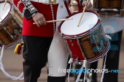 The Drummer Stock Photo