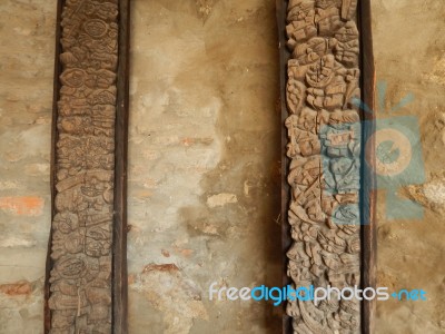 The Eleventh Century Castle On The Volcanic Mountain, Architecture And Elements  Stock Photo