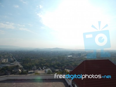 The Eleventh Century Castle On The Volcanic Mountain, Architecture And Elements Stock Photo