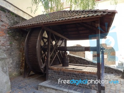 The Eleventh Century Castle On The Volcanic Mountain, Architecture And Elements Stock Photo