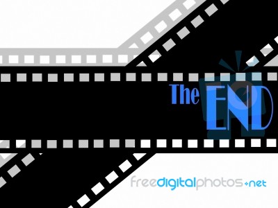 The End Movie Stock Image